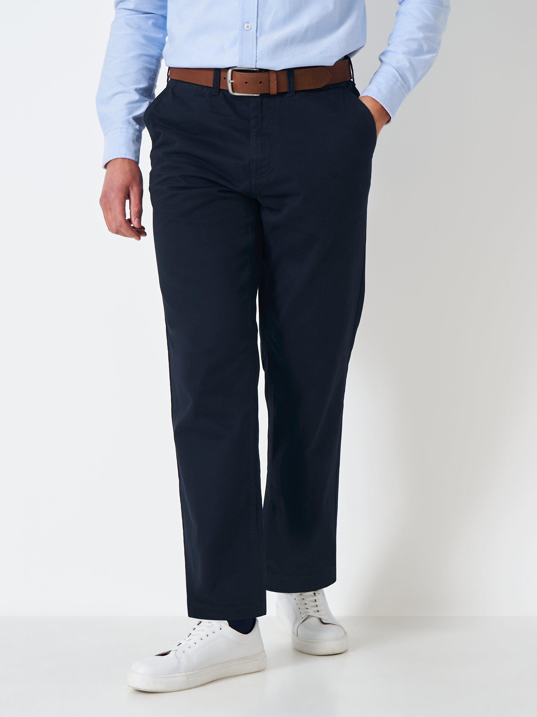 Crew Clothing Vintage Chinos, Navy