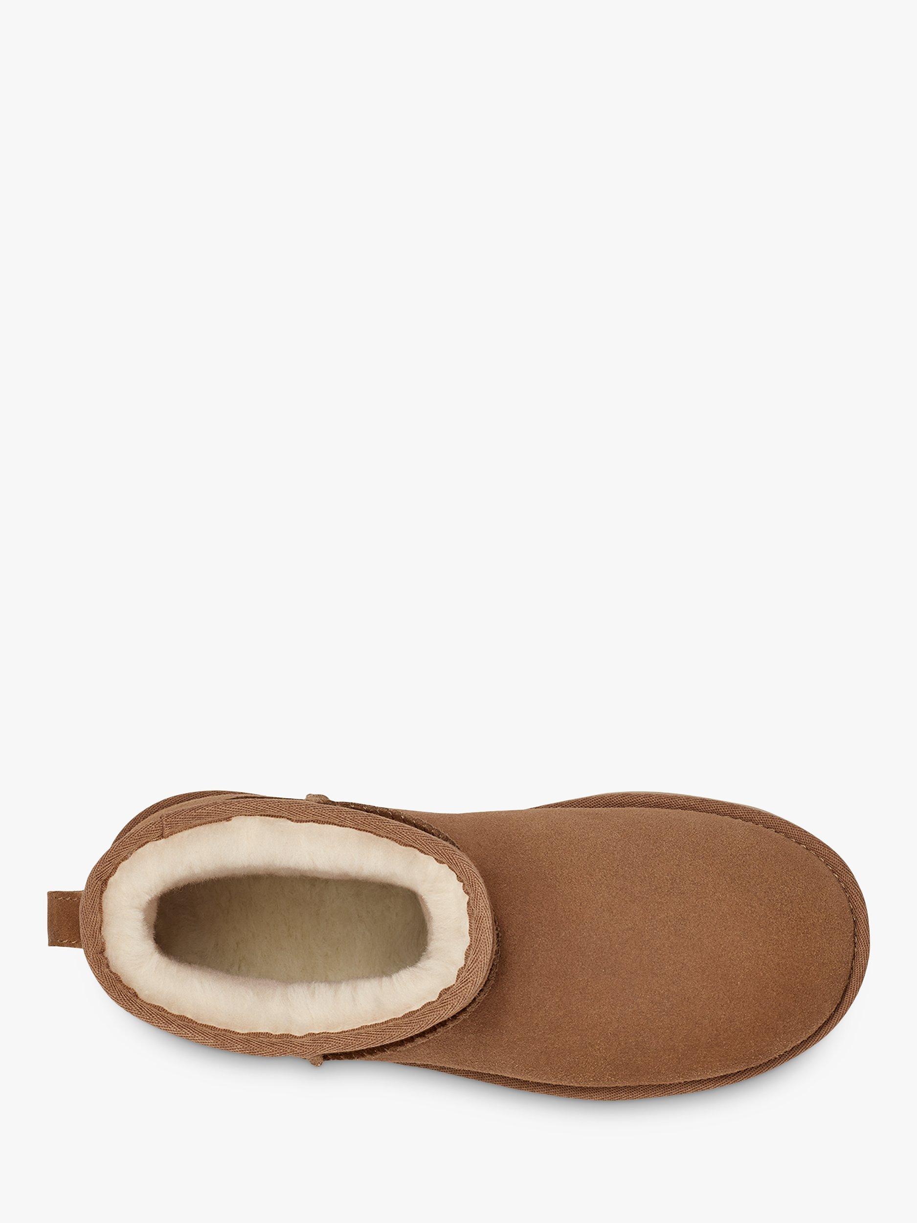 UGG Class Mini Suede Flatform Ankle Boots, Chestnut, 8