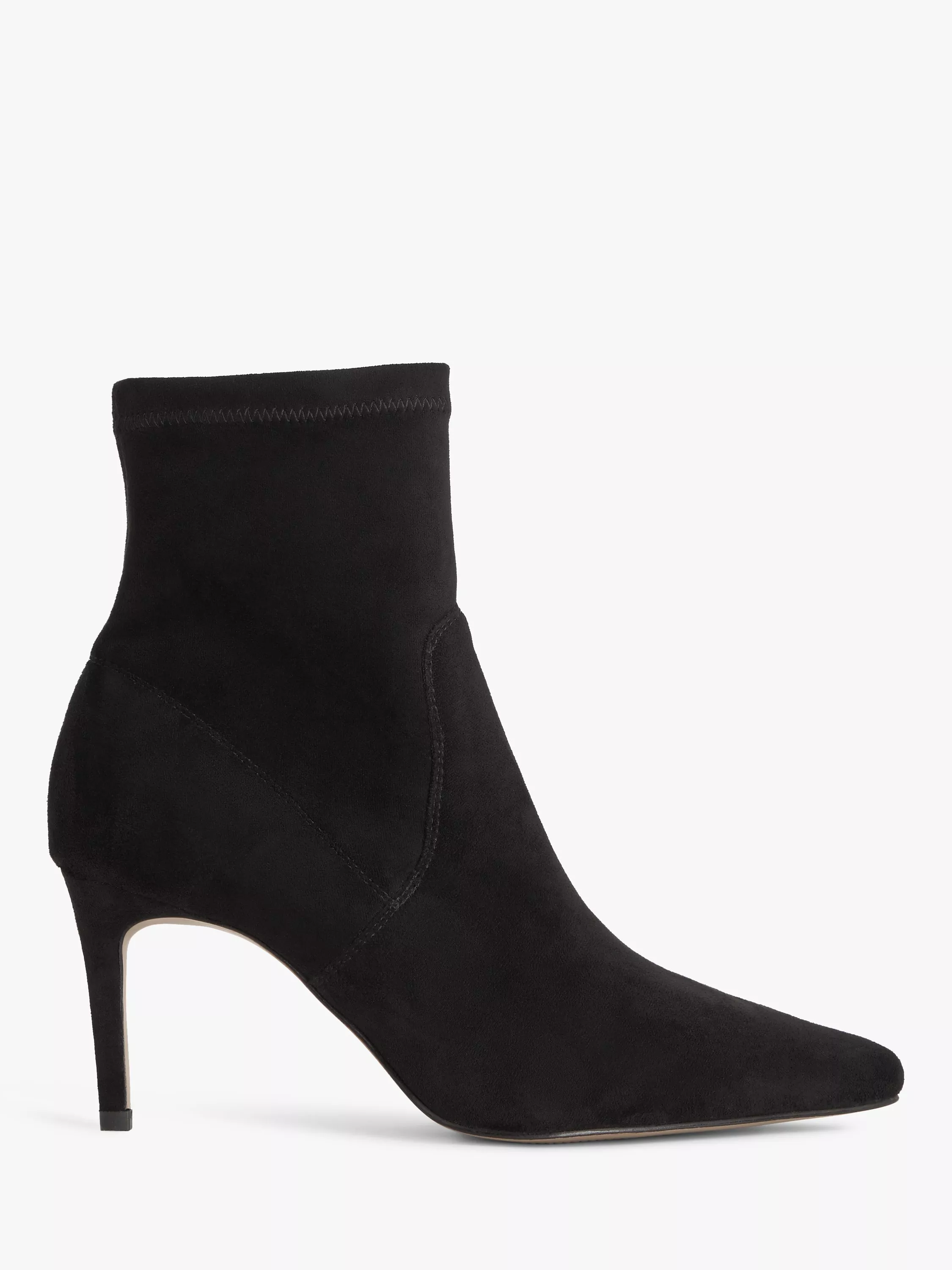 Suede stiletto ankle boots on sale