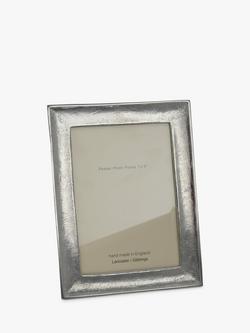Lancaster and Gibbings Kingston Photo Frame, Pewter, Silver