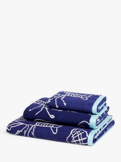 Mini Moderns Frutti di Mare Towels, Midnight
