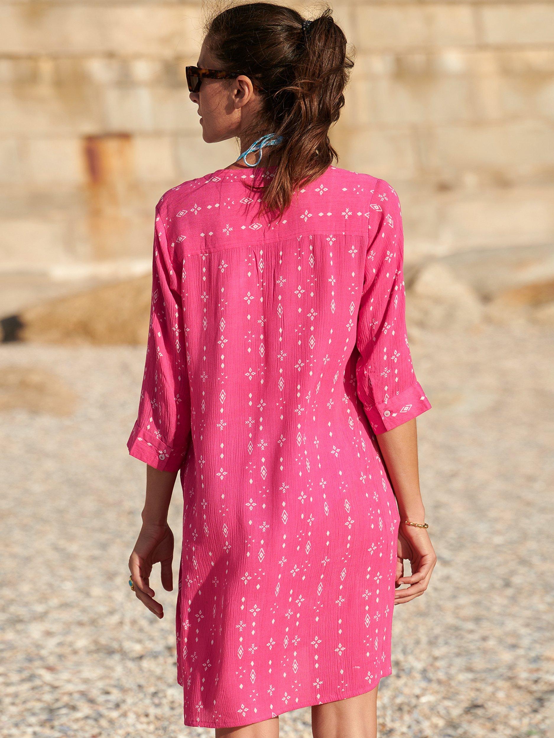 Product image 2 of 5, which shows Aspiga Mila Shirt Tunic, Rose, XXS