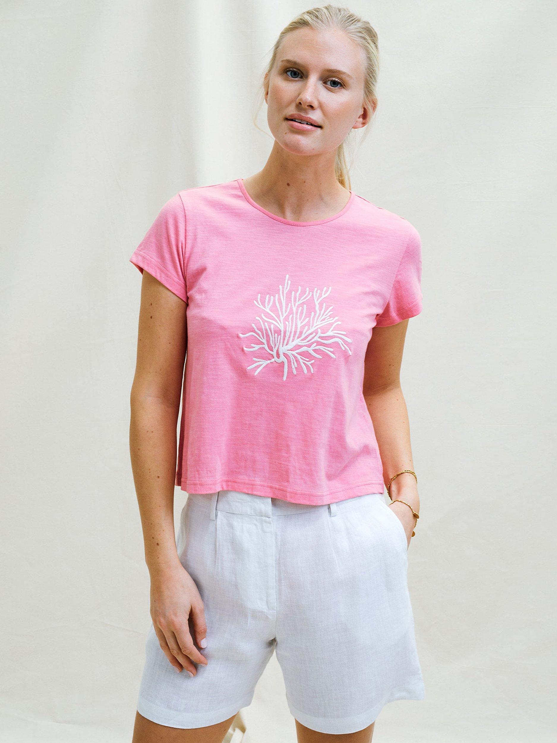 Product image 8 of 8, which shows Aspiga Alexandra Short Linen Shorts , White, XXL