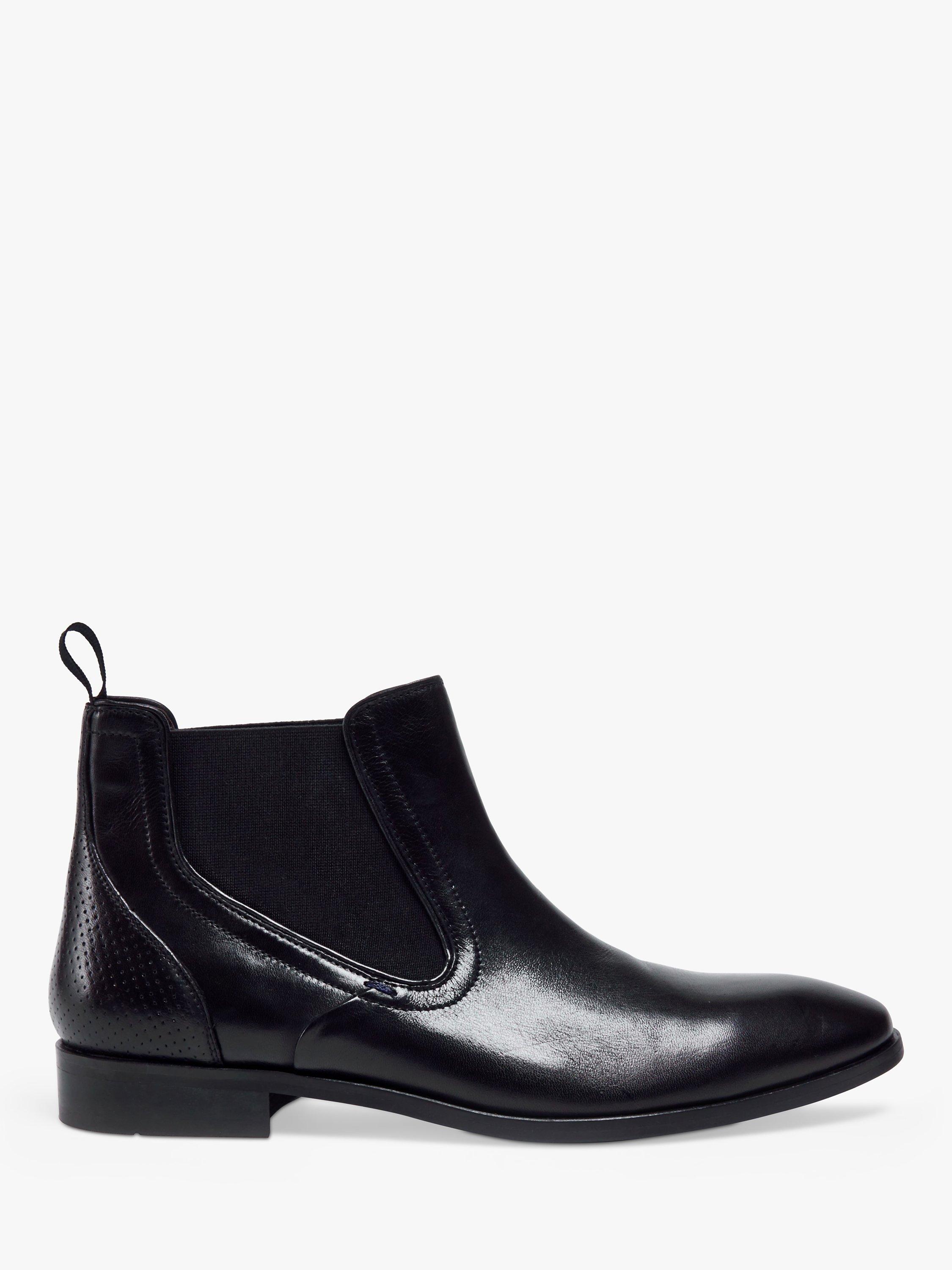 Pod Phoenix Leather Chelsea Boots, Black