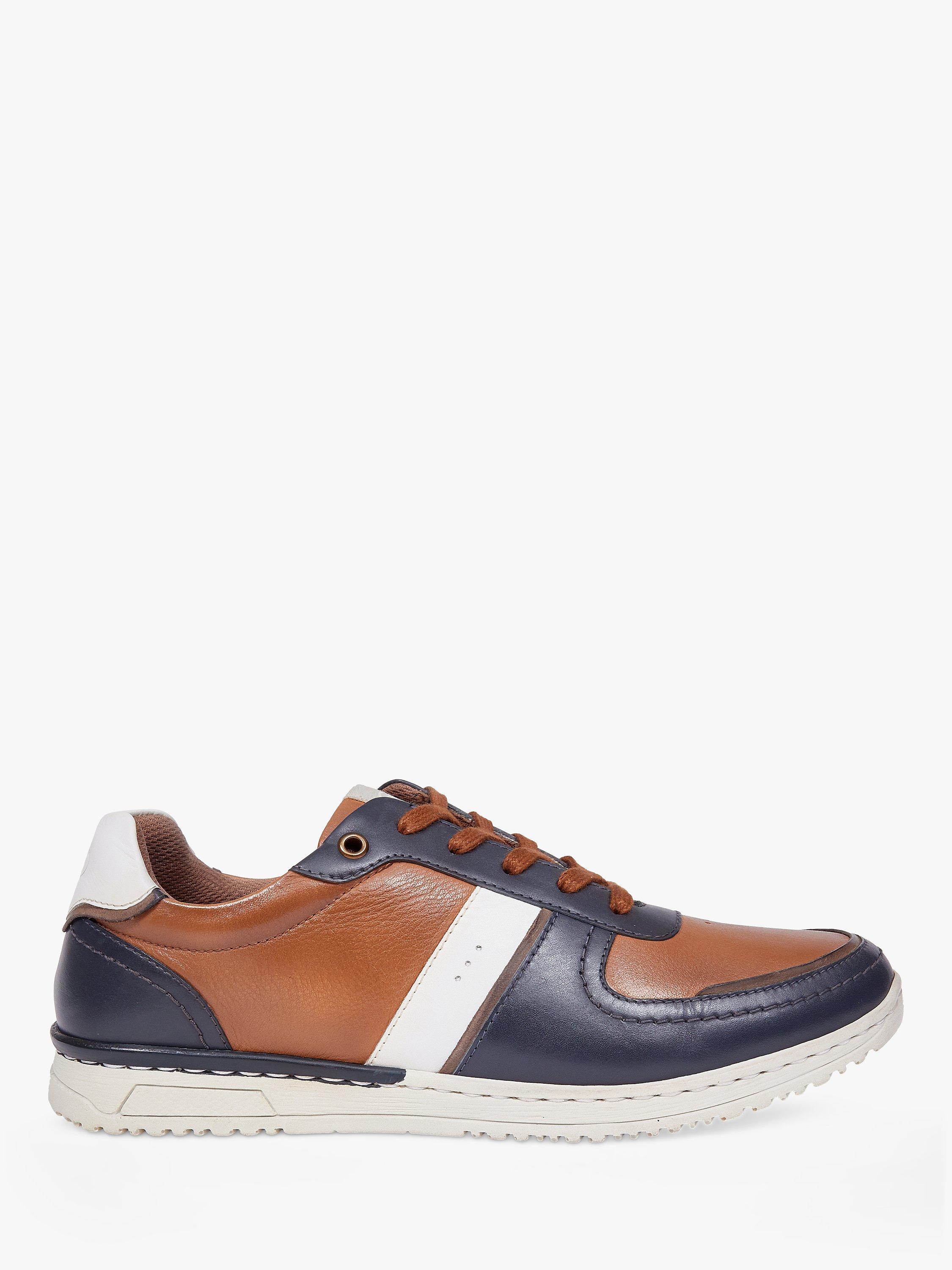 Pod Ruffus Trainers, Navy Cognac