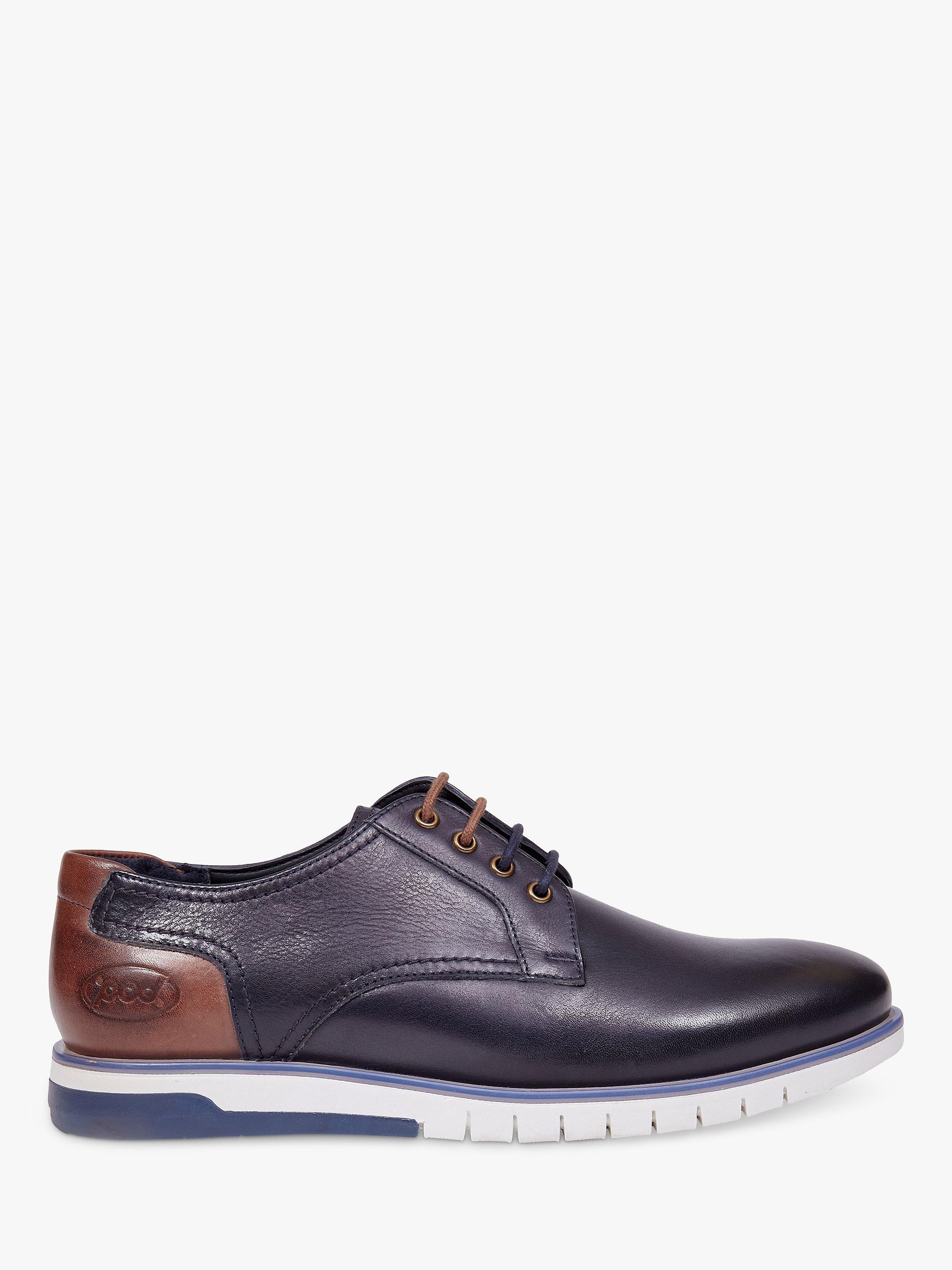 Pod Cillian Casual Leather Shoe, Navy