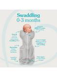 Love to Dream Swaddle Up Baby Sleeping Bag, 1.0 Tog, Grey