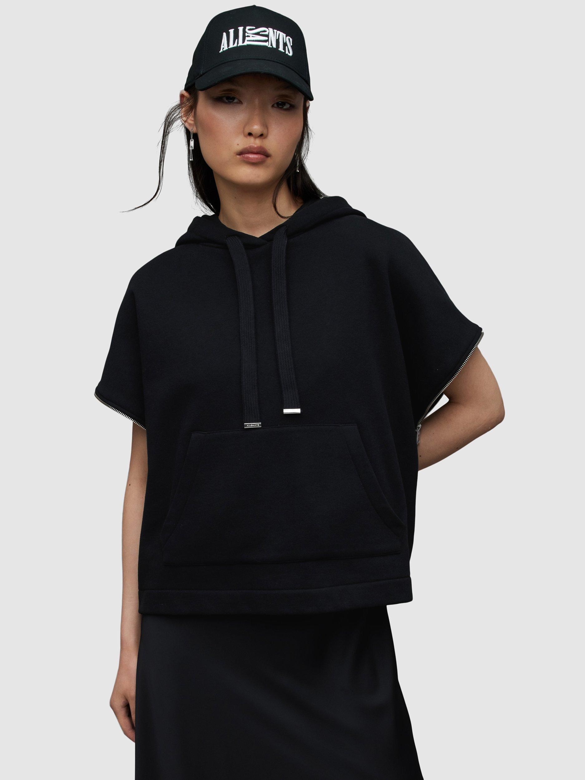 AllSaints Jamie Zipper Hoody, Black