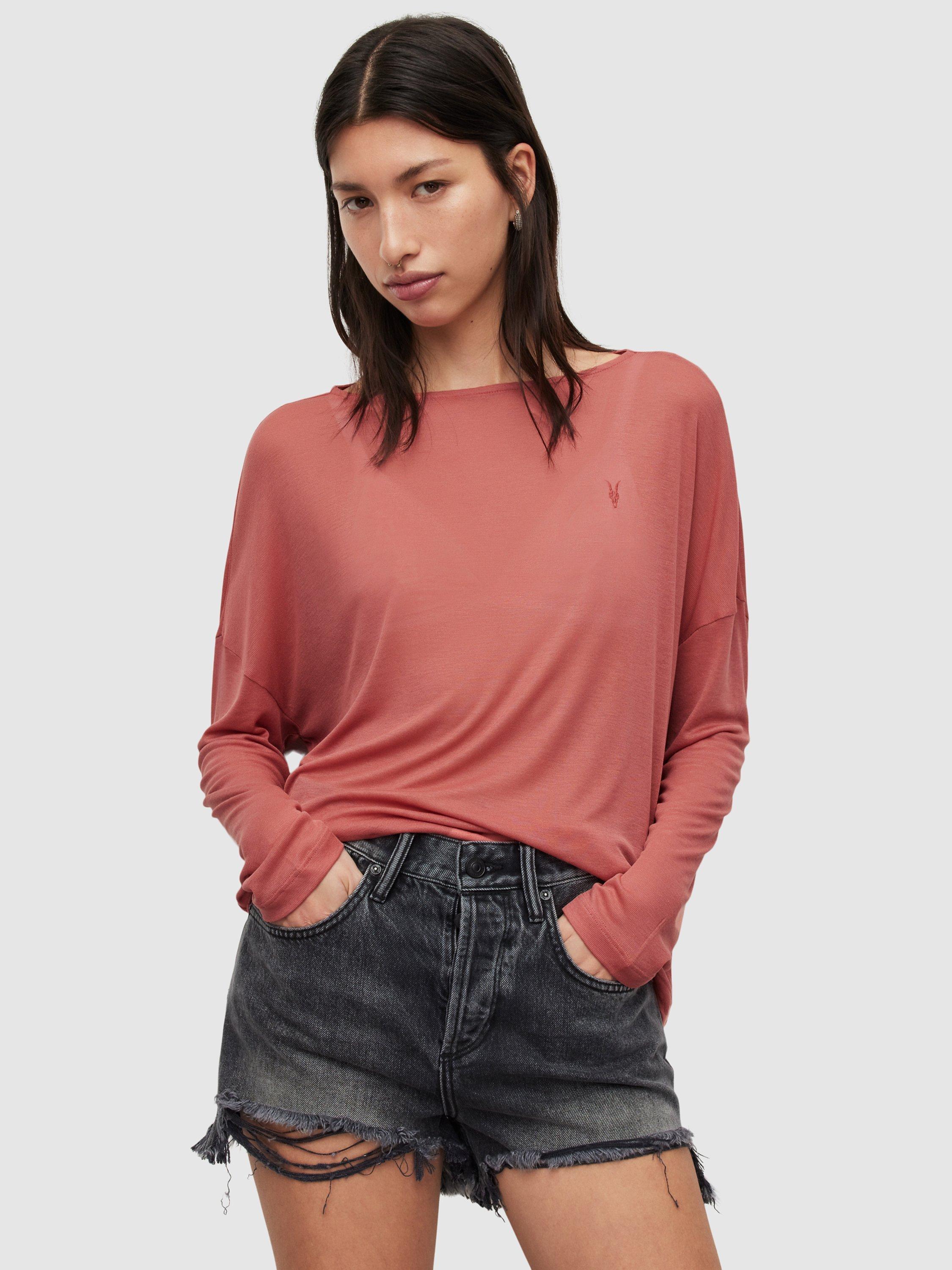AllSaints Rita Francesco Top, Tainted Pink