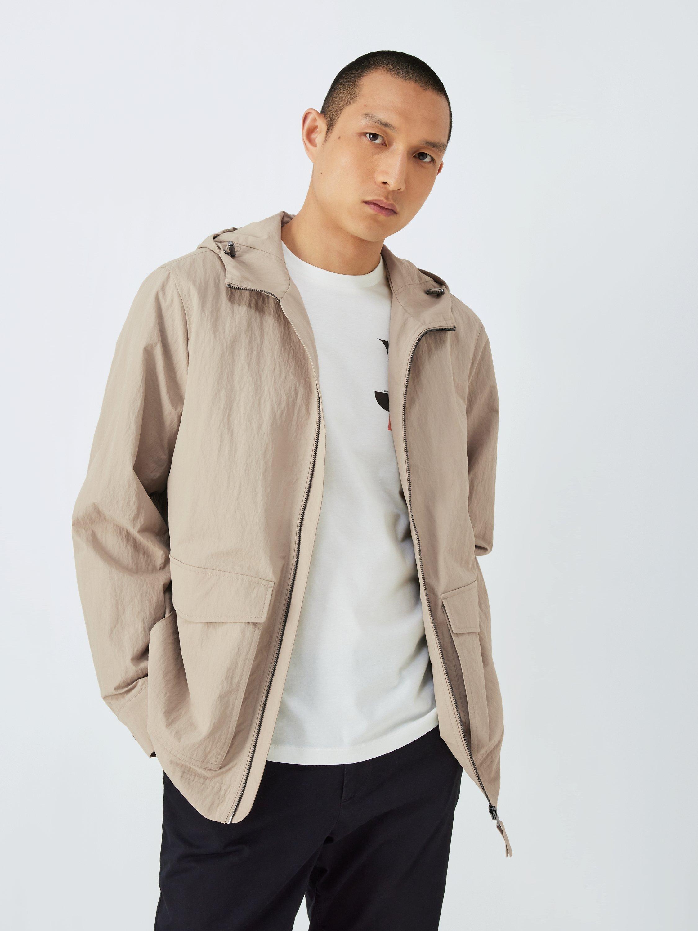 Kin Nylon Hooded Anorak, Feather Gray