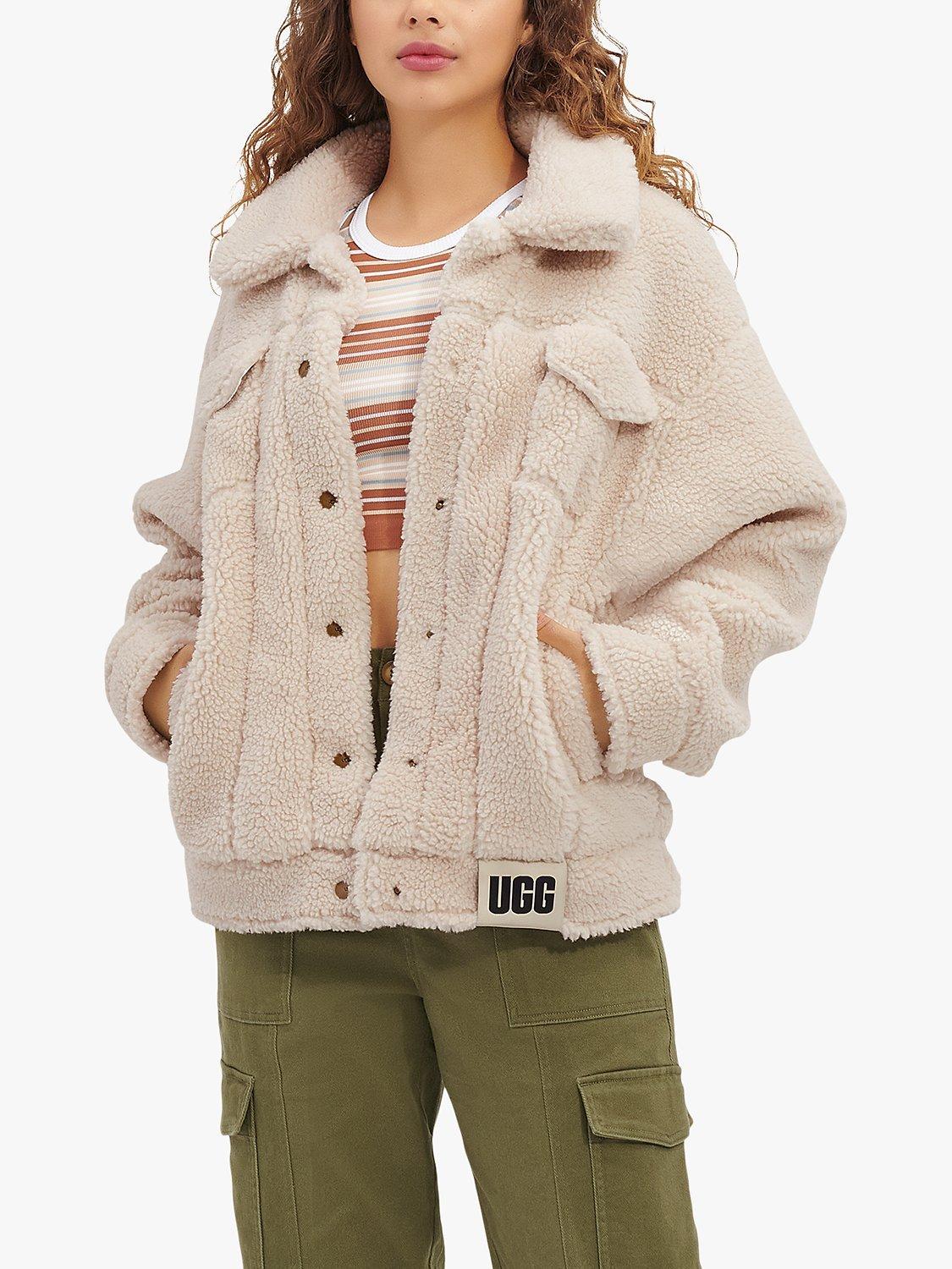 UGG Frankie Sherpa Teddy Jacket, Natural