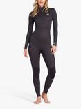 Billabong 4/3mm Launch Back Zip GBS Long Sleeve Wetsuit, Black