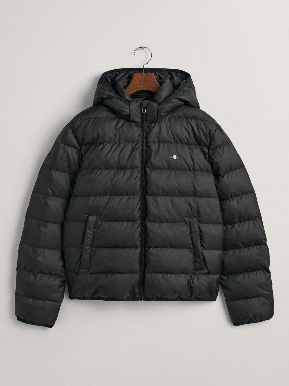 GANT Kids' Unisex Shield Padded Jacket, Black