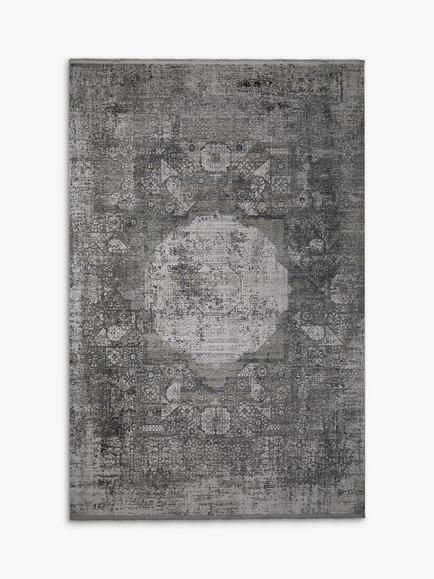 Gooch Luxury Mamluk Medallion Rug, Grey