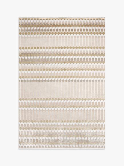 John Lewis Hive Rug, Gold, Gold