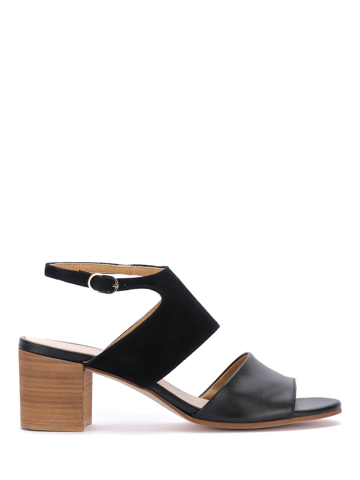 Mint Velvet Arya Leather Cut Out Sandals
