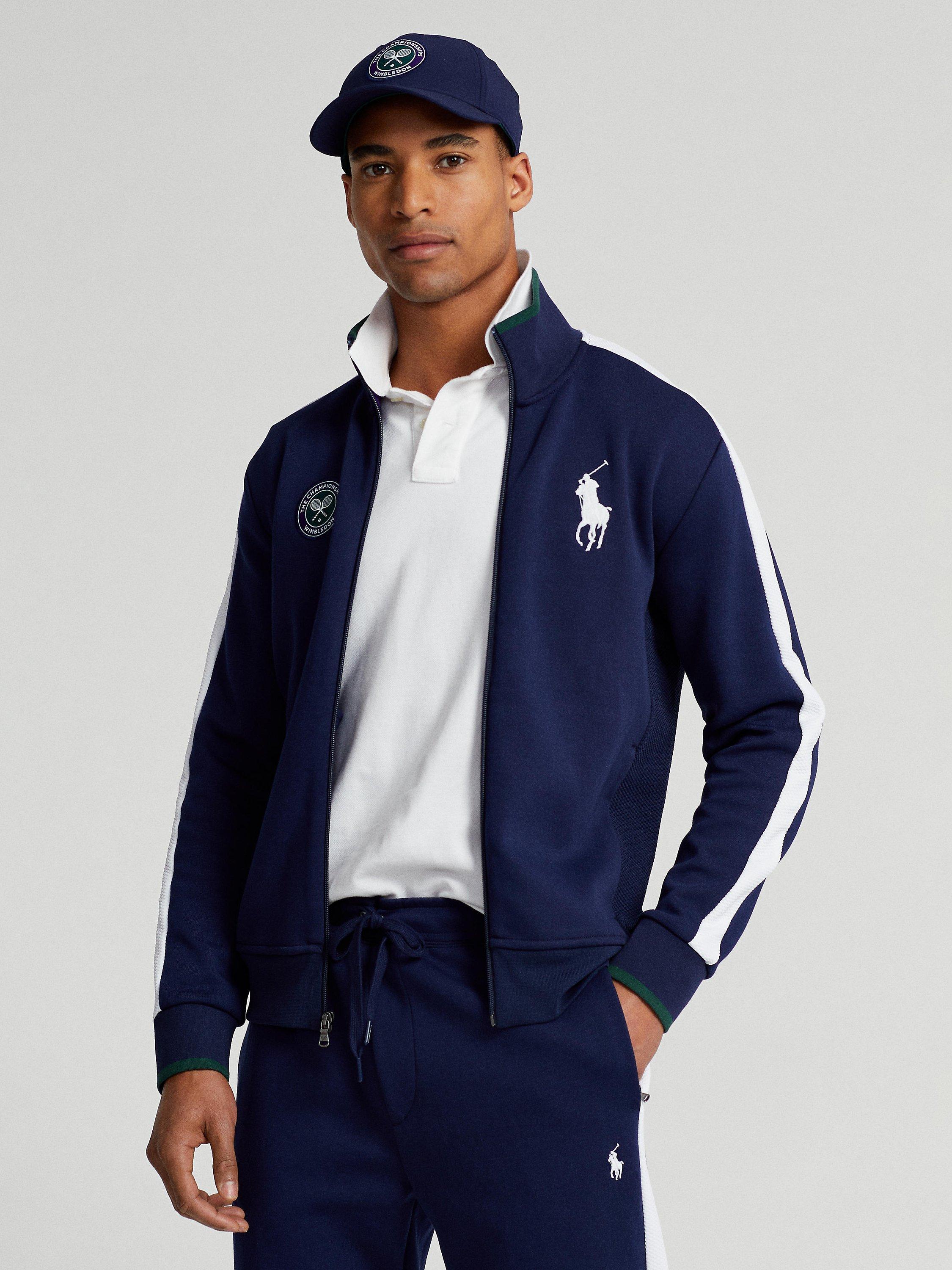 Product image 5 of 6, which shows Polo Ralph Lauren X Wimbledon Ball Boy Long Sleeve Jacket, French Navy, M