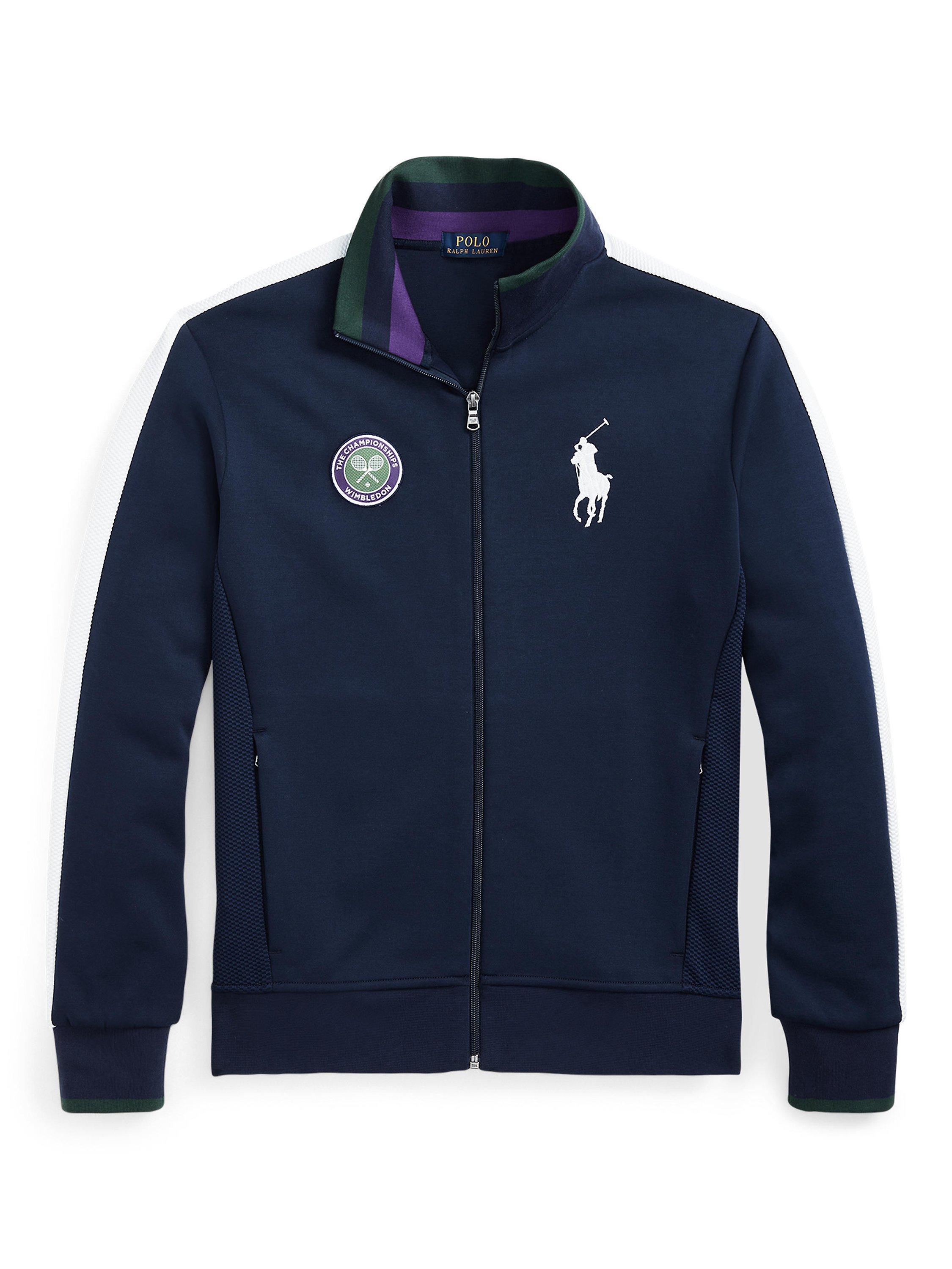 Product image 6 of 6, which shows Polo Ralph Lauren X Wimbledon Ball Boy Long Sleeve Jacket, French Navy, M