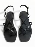 HUSH Mila Minimal Leather Sandals