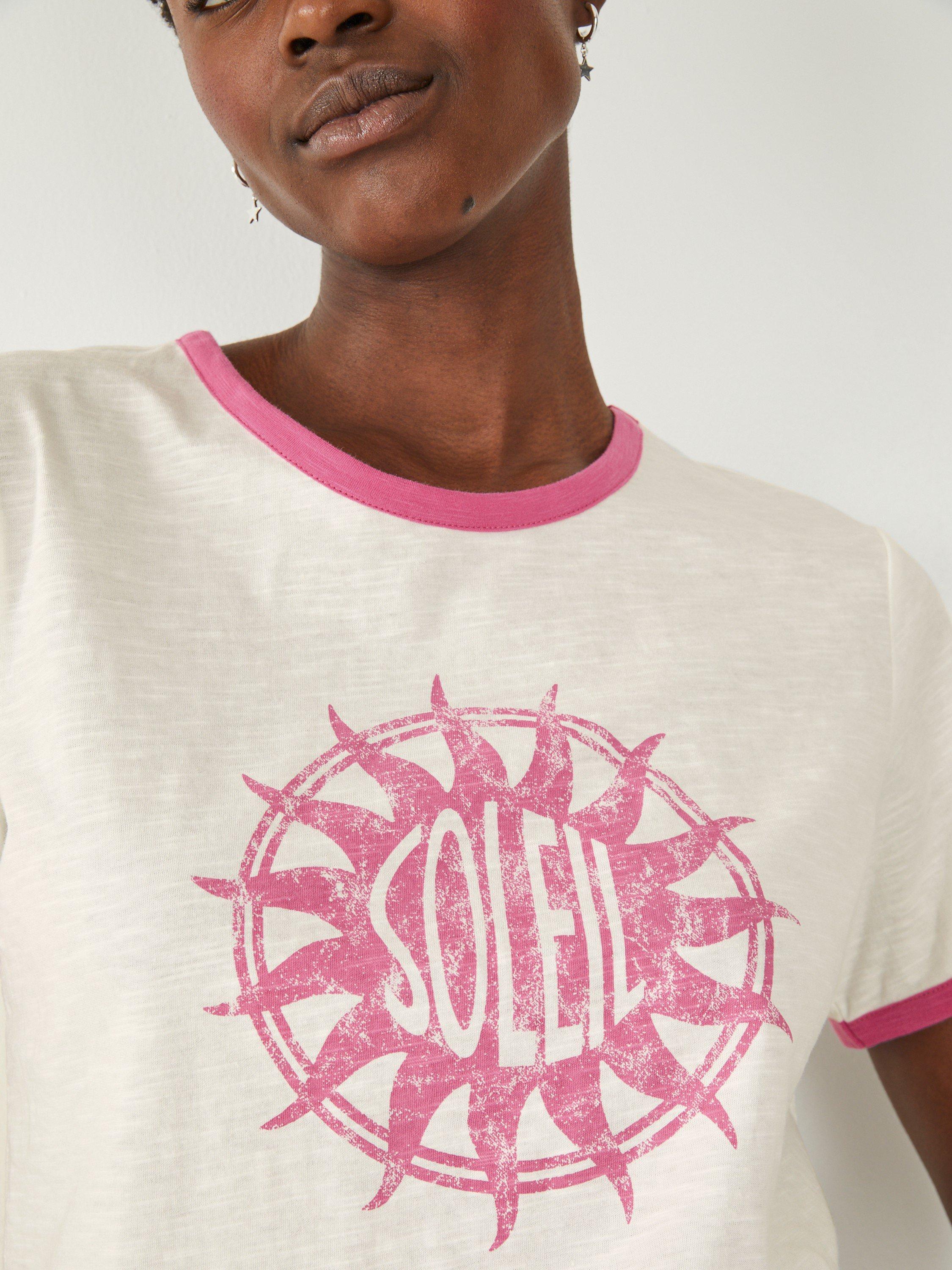 HUSH Soleil Graphic T-Shirt, White
