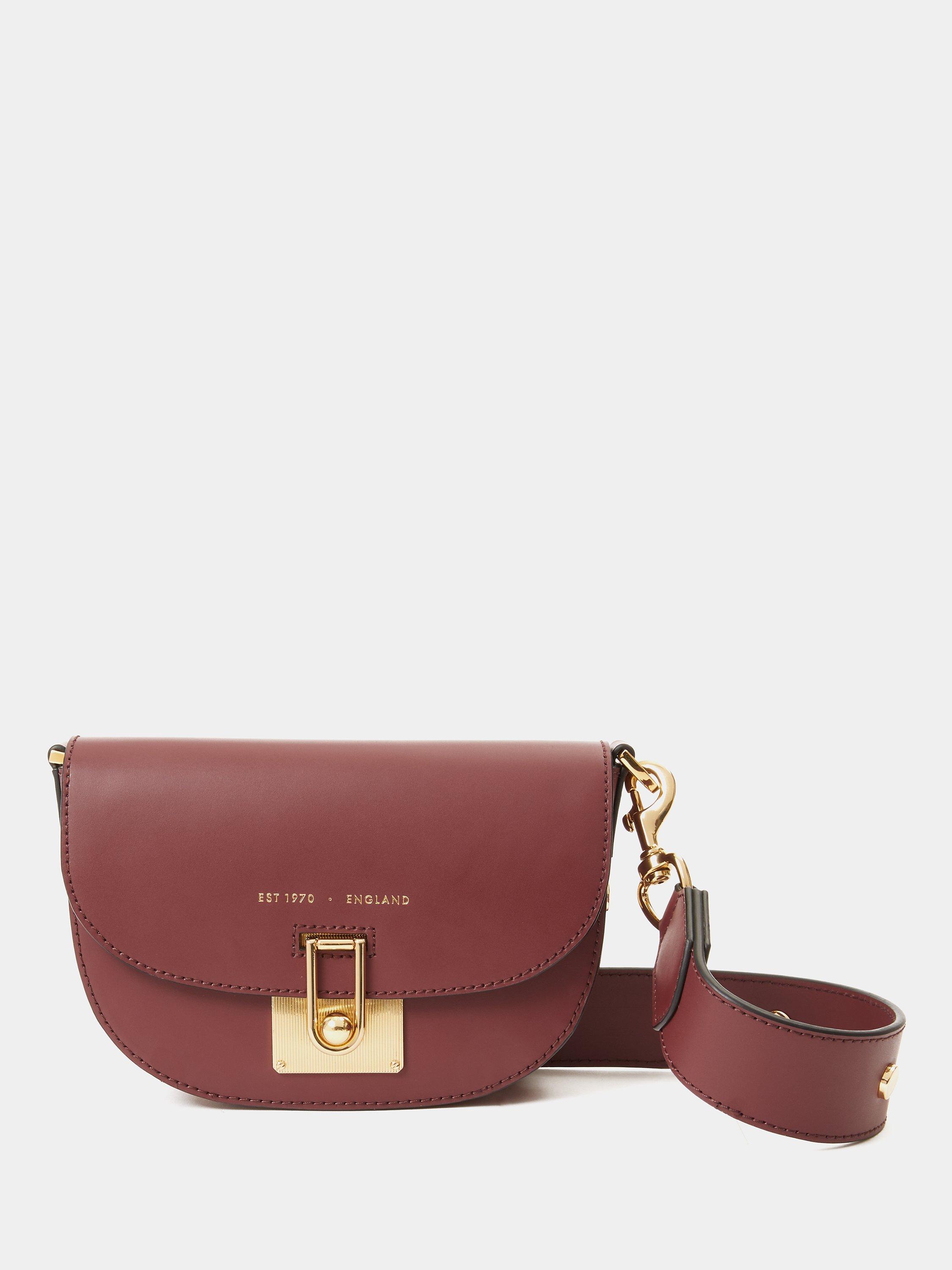 Jigsaw Denbigh Studded Leather Cross Body Bag