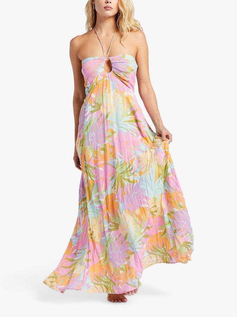 Billabong So Groovy Maxi Dress, White/Multi