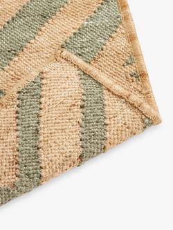 John Lewis Irregular Triangles Door Mat - view 2, Green