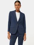 Jigsaw Brook Check Jacket, Navy