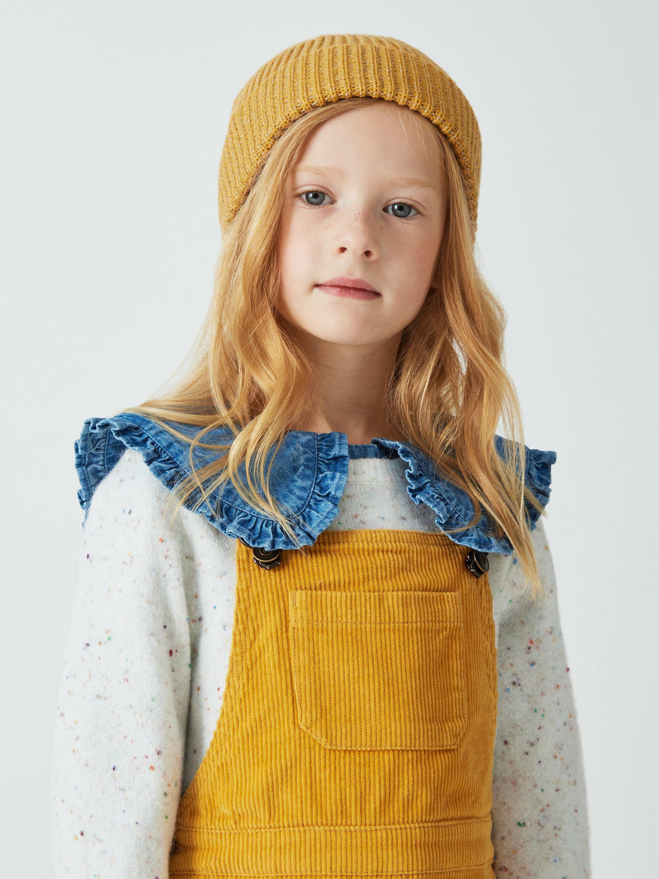 John Lewis Kids' Reflective Beanie Hat, Yellow