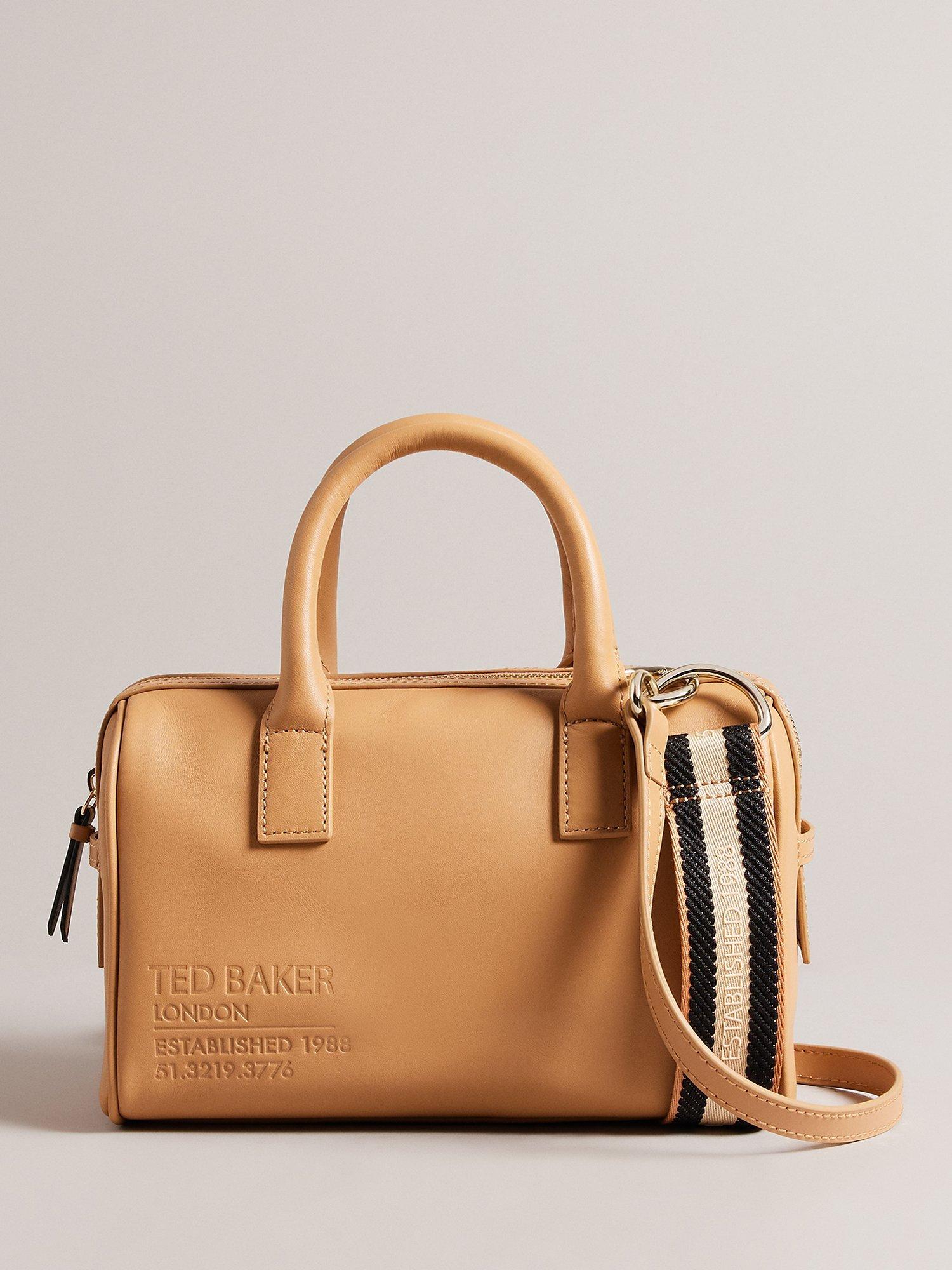 Ted Baker Daralia Leather Grab Bag, Camel, One Size