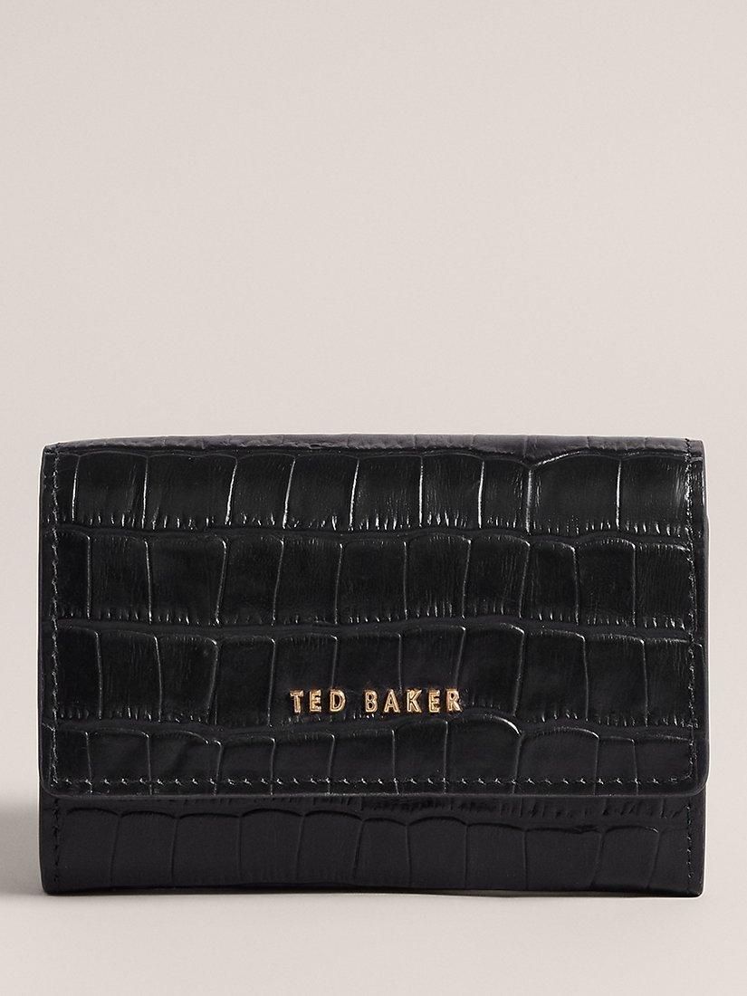 Ted Baker Sten Textured Leather Purse, Black, One Size