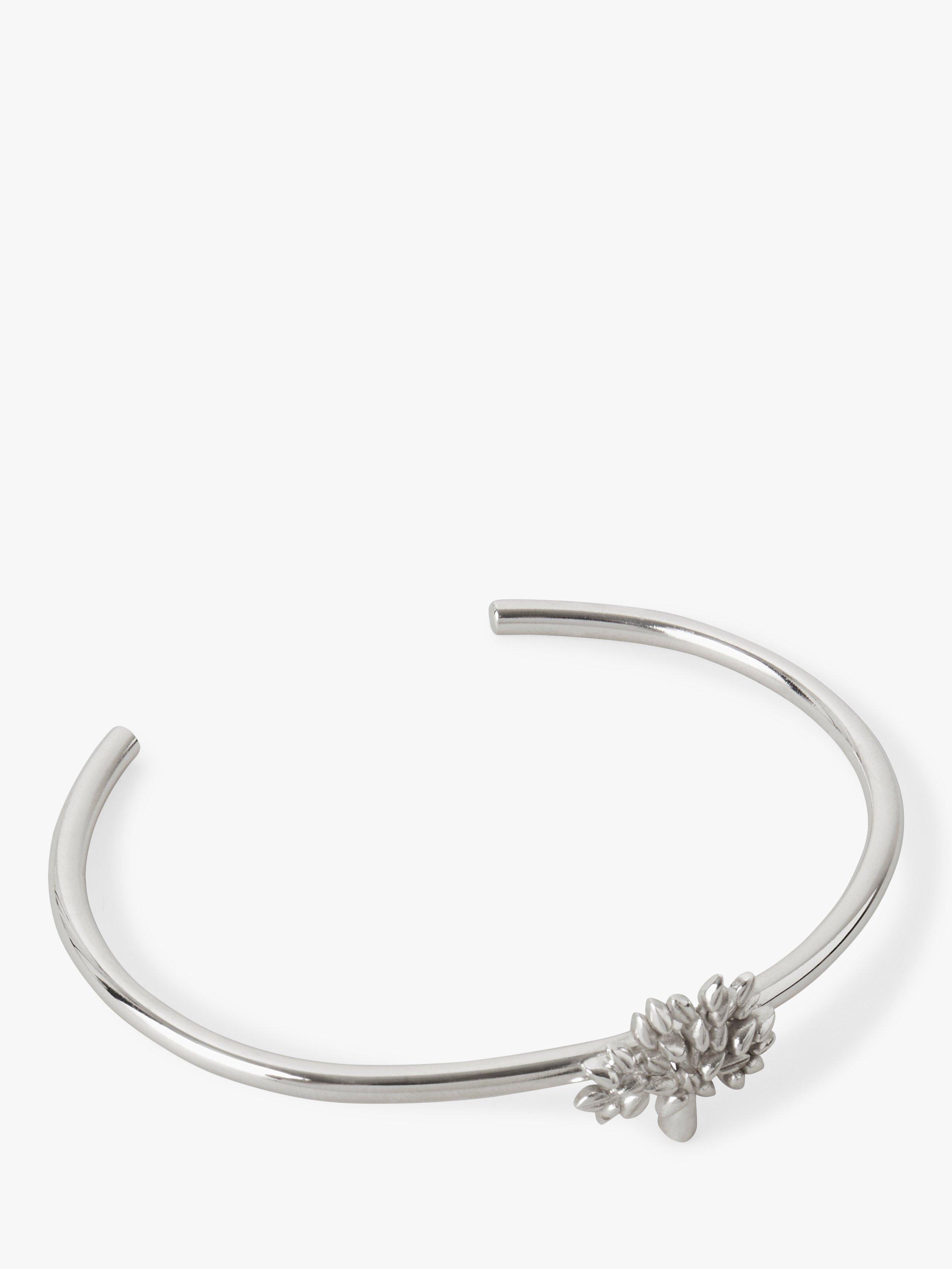 Mulberry Tree Bangle, Silver