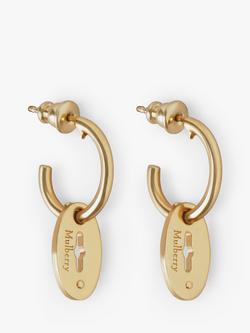 Mulberry Bayswater Hoop Earrings, Gold
