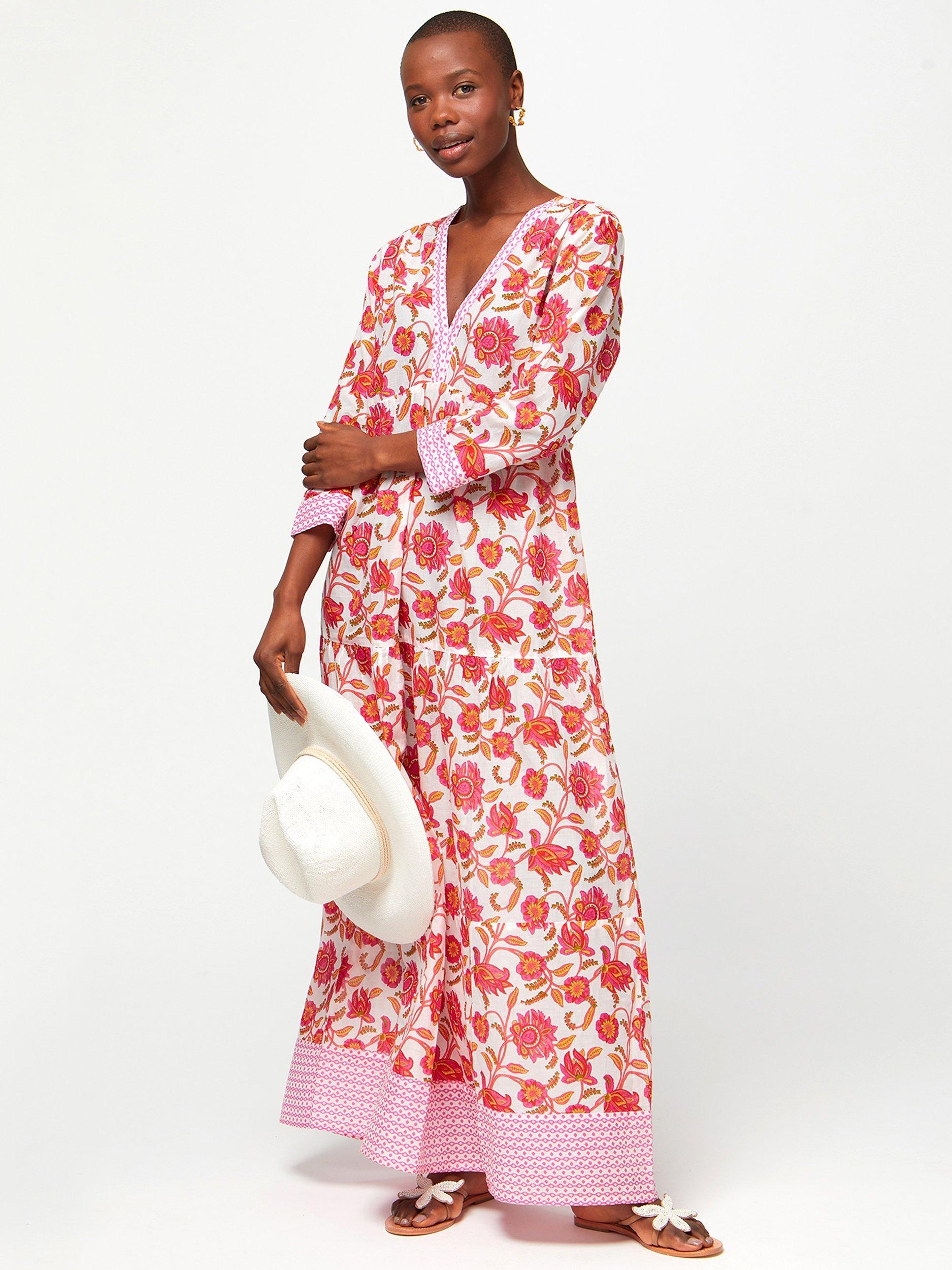 Product image 1 of 8, which shows Mykonos Cotton Maxi PKBR L
