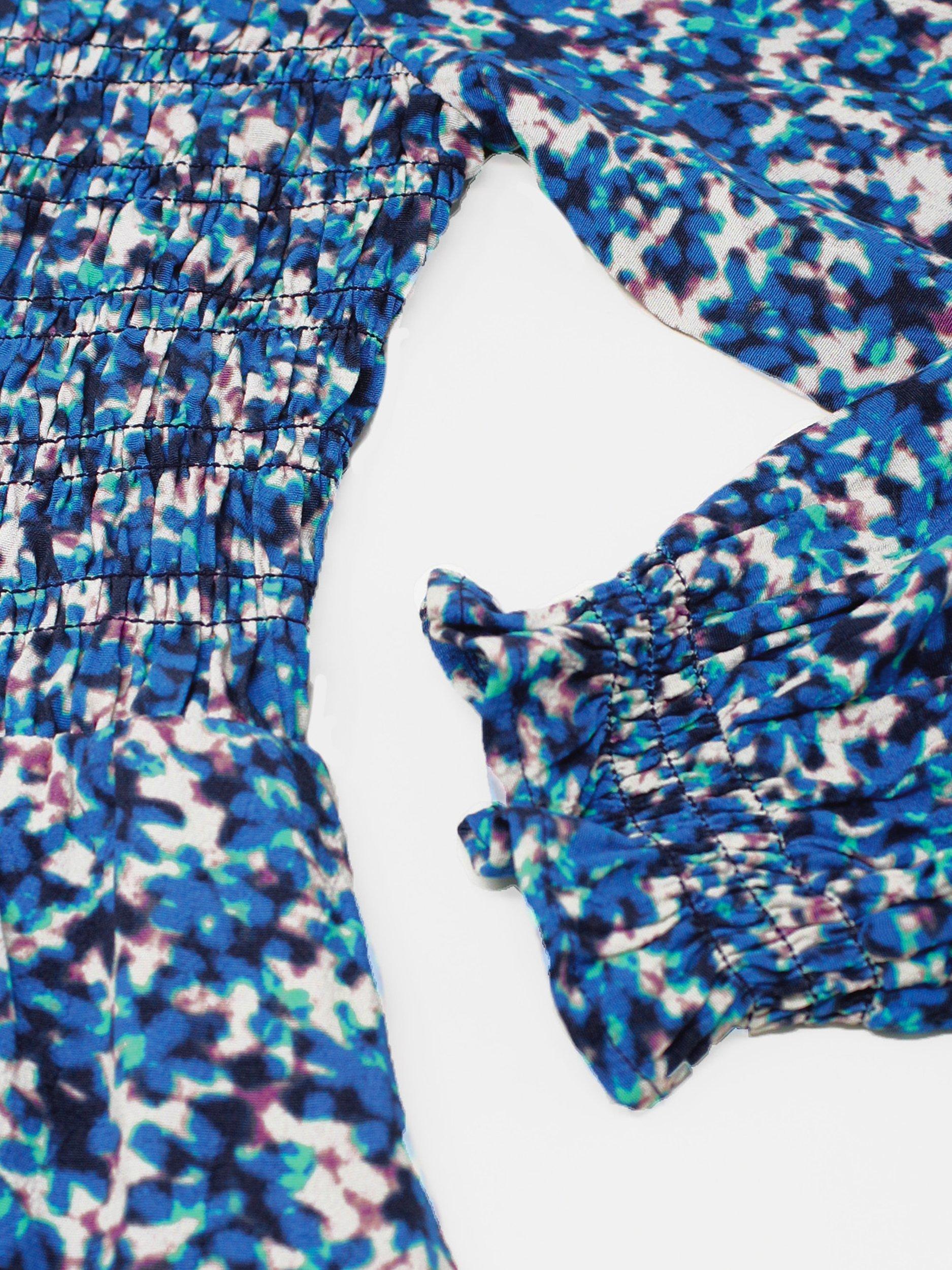 Product image 6 of 6, which shows Aspiga Arlette Midi Dress, Blue/Multi, XXL