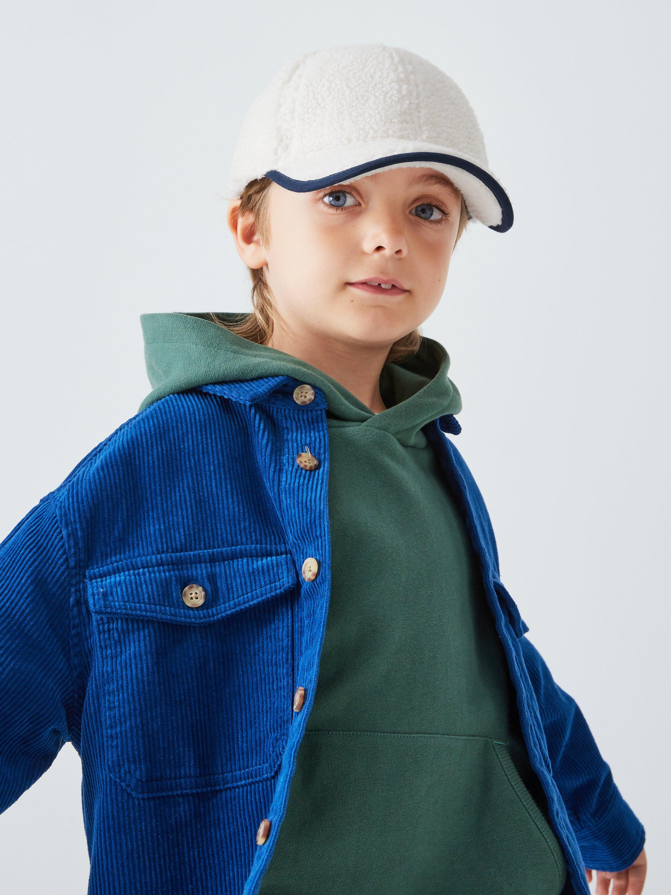 John Lewis Kids' Borg Baseball Cap, Cream