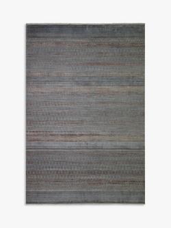 John Lewis Kargi Metallic Stripe Rug, Blue