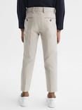 Reiss Kids' Eastbury Trousers, Stone