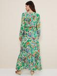 Phase Eight Azalia Paisley Print Maxi Dress, Green/Multi