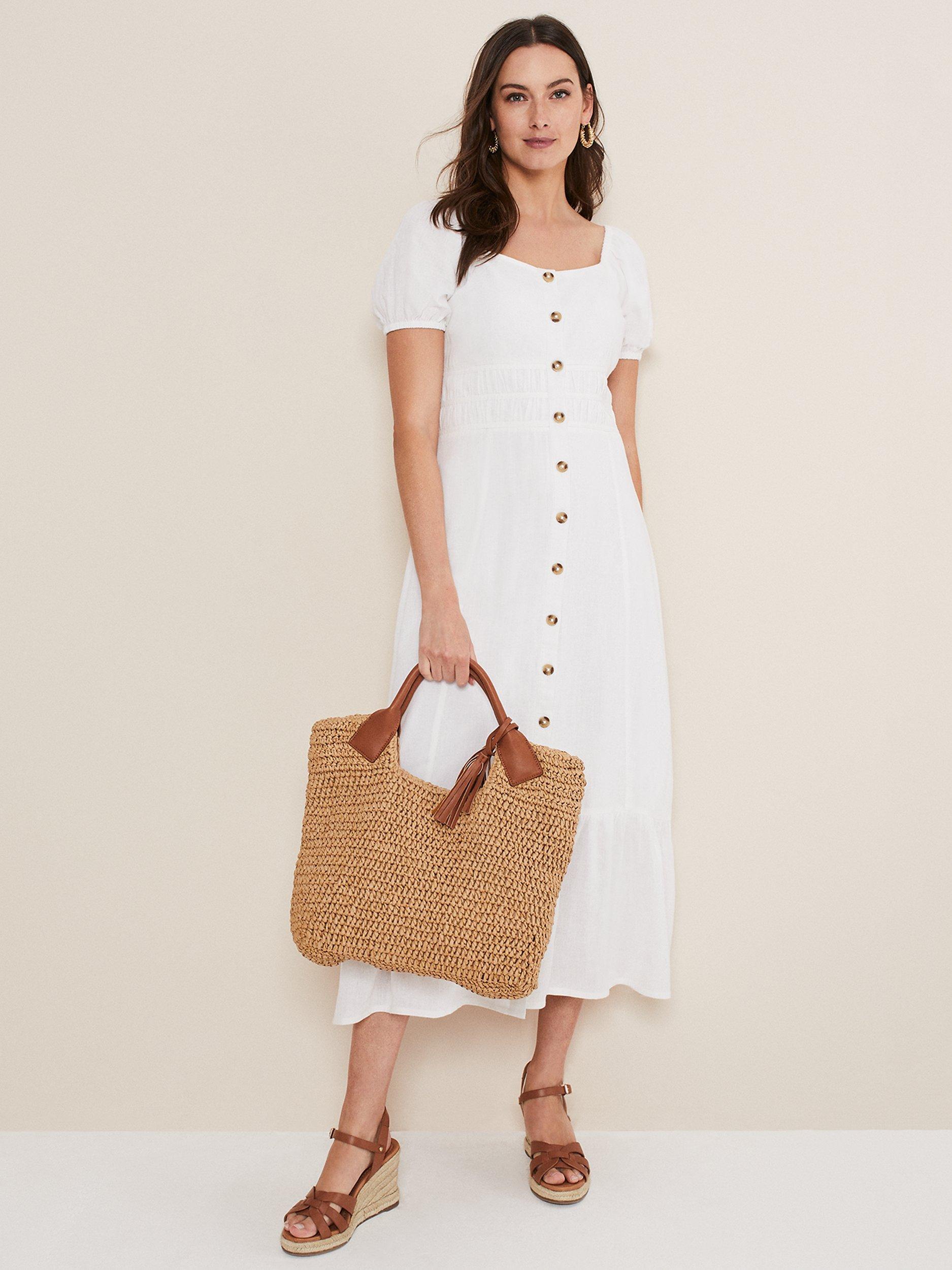 Phase Eight Maribella Linen Blend Dress