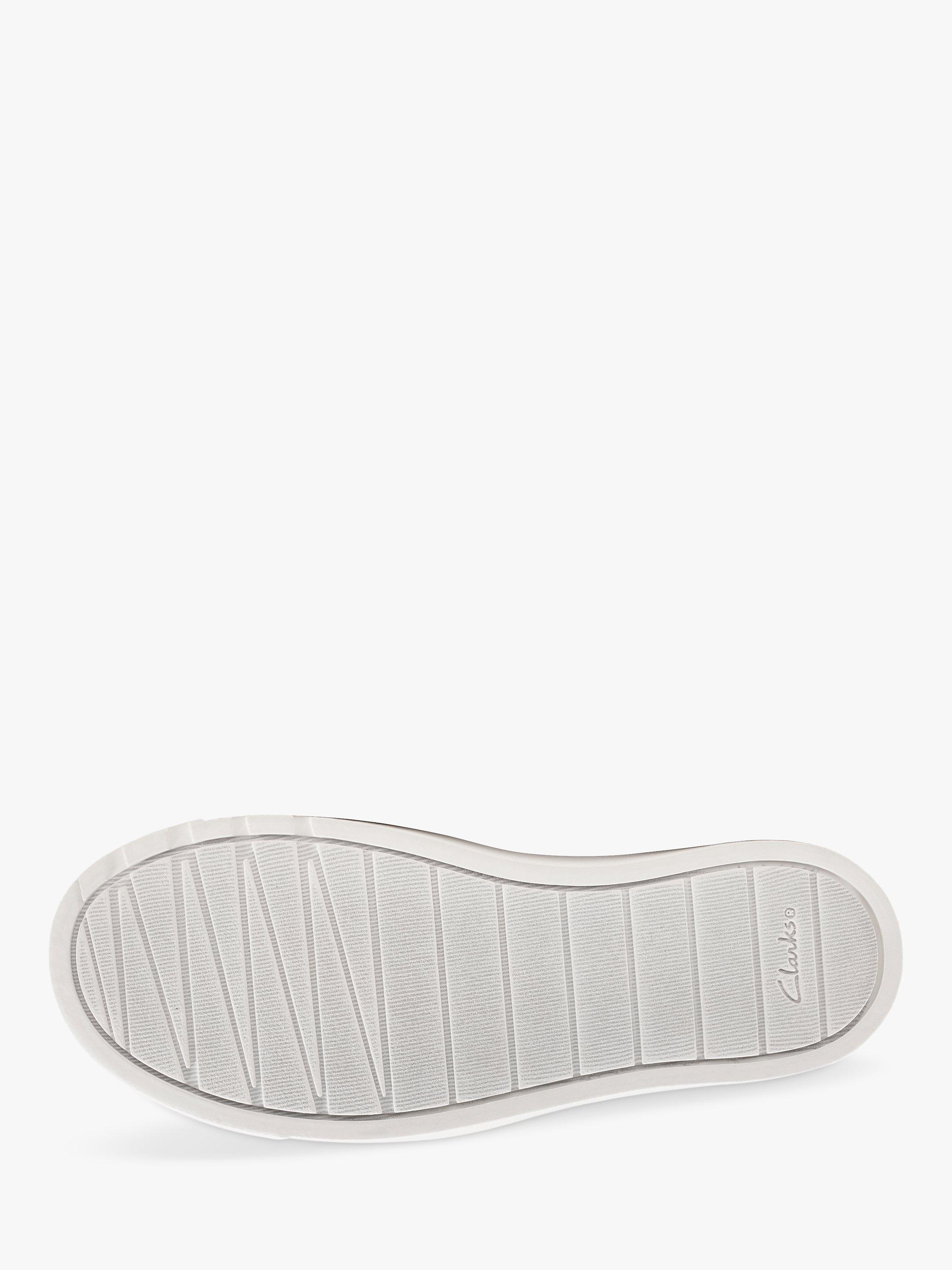 Product image 7 of 7, which shows Clarks City Vibe K Trainers, Navy Canvas, C13.5G