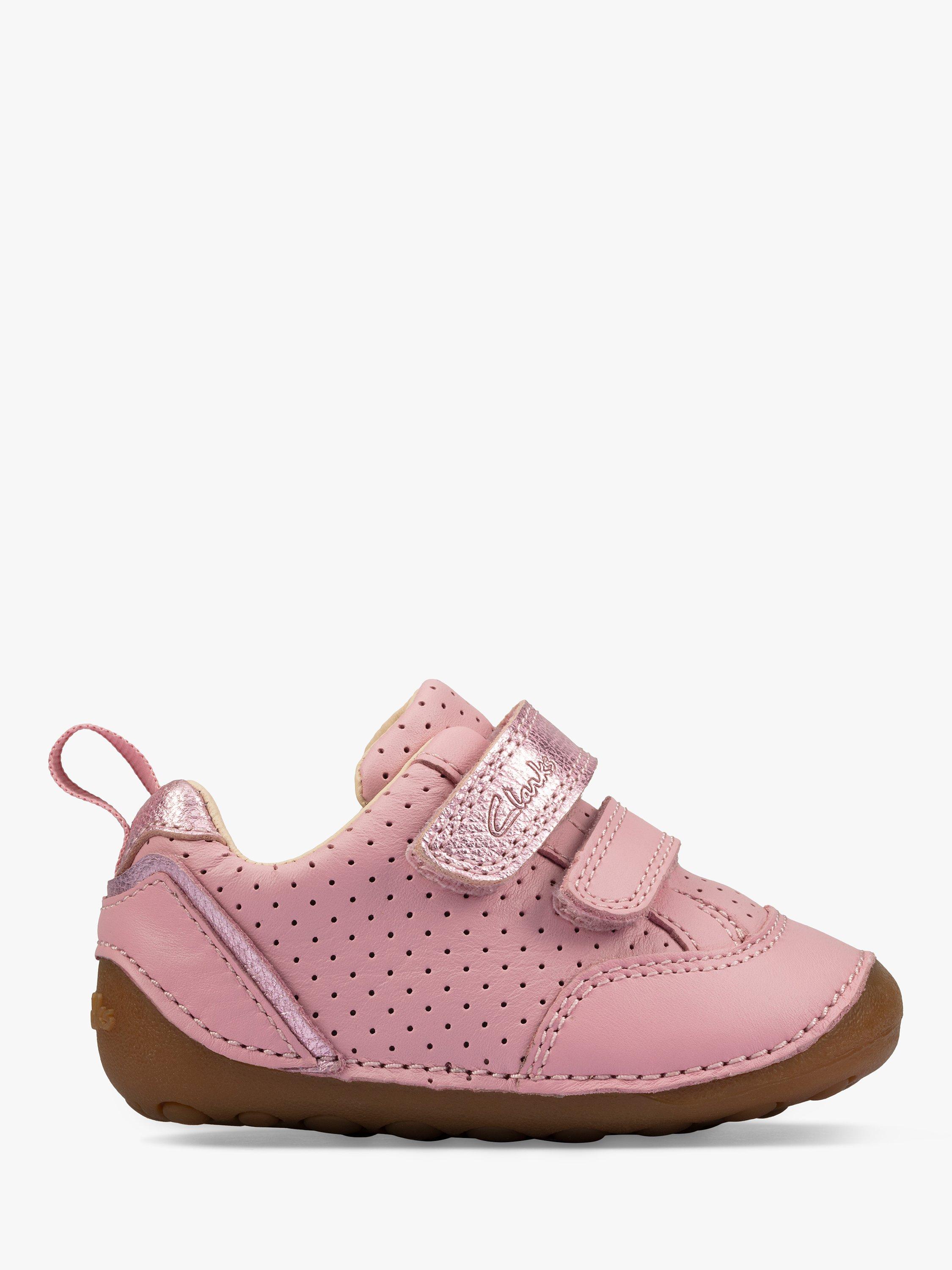 Clarks Kids' Tiny Sky Leather Pre-Walker Trainers
