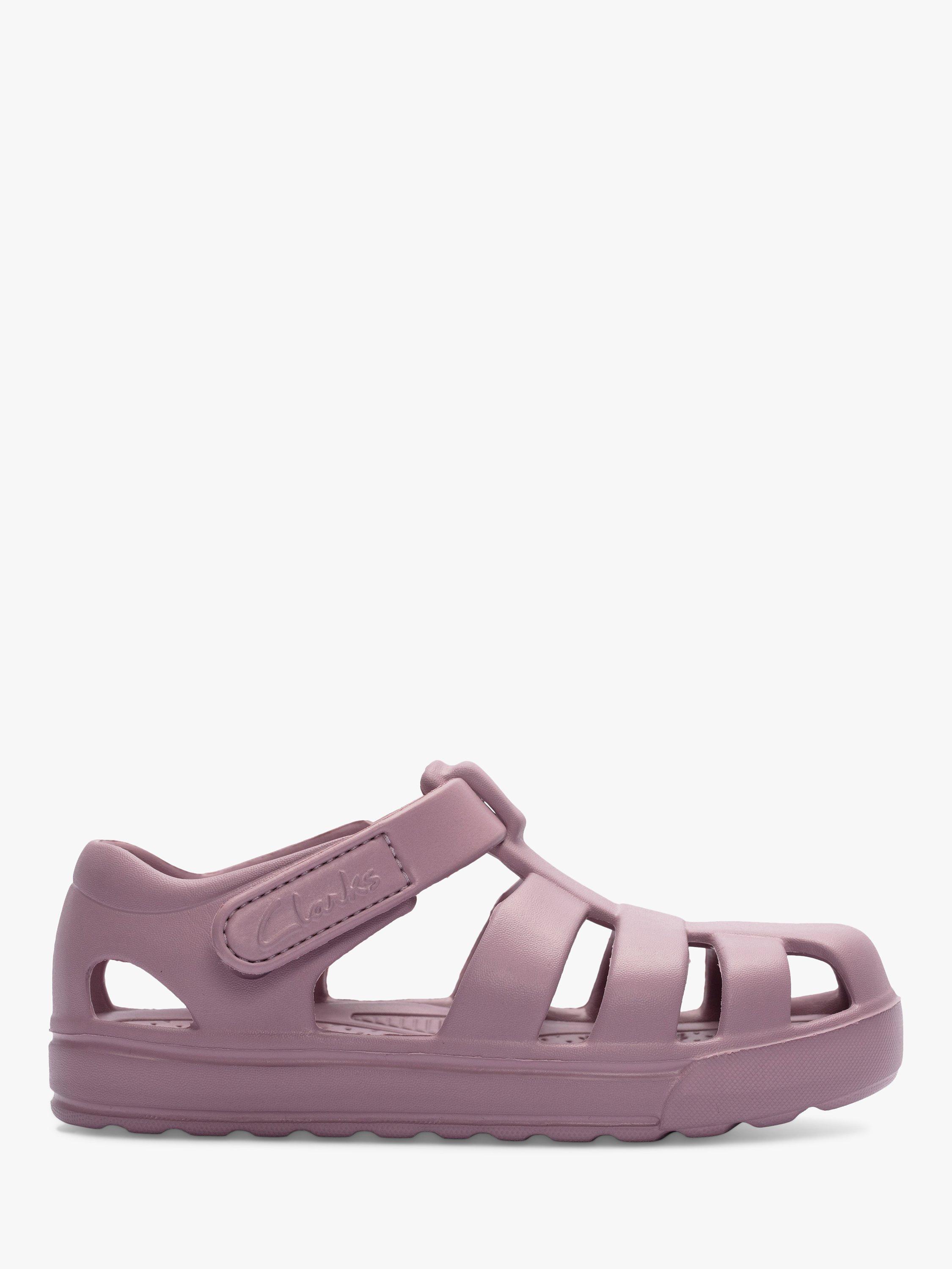 Clarks Kids Move Kind Sandals Dusty Pink