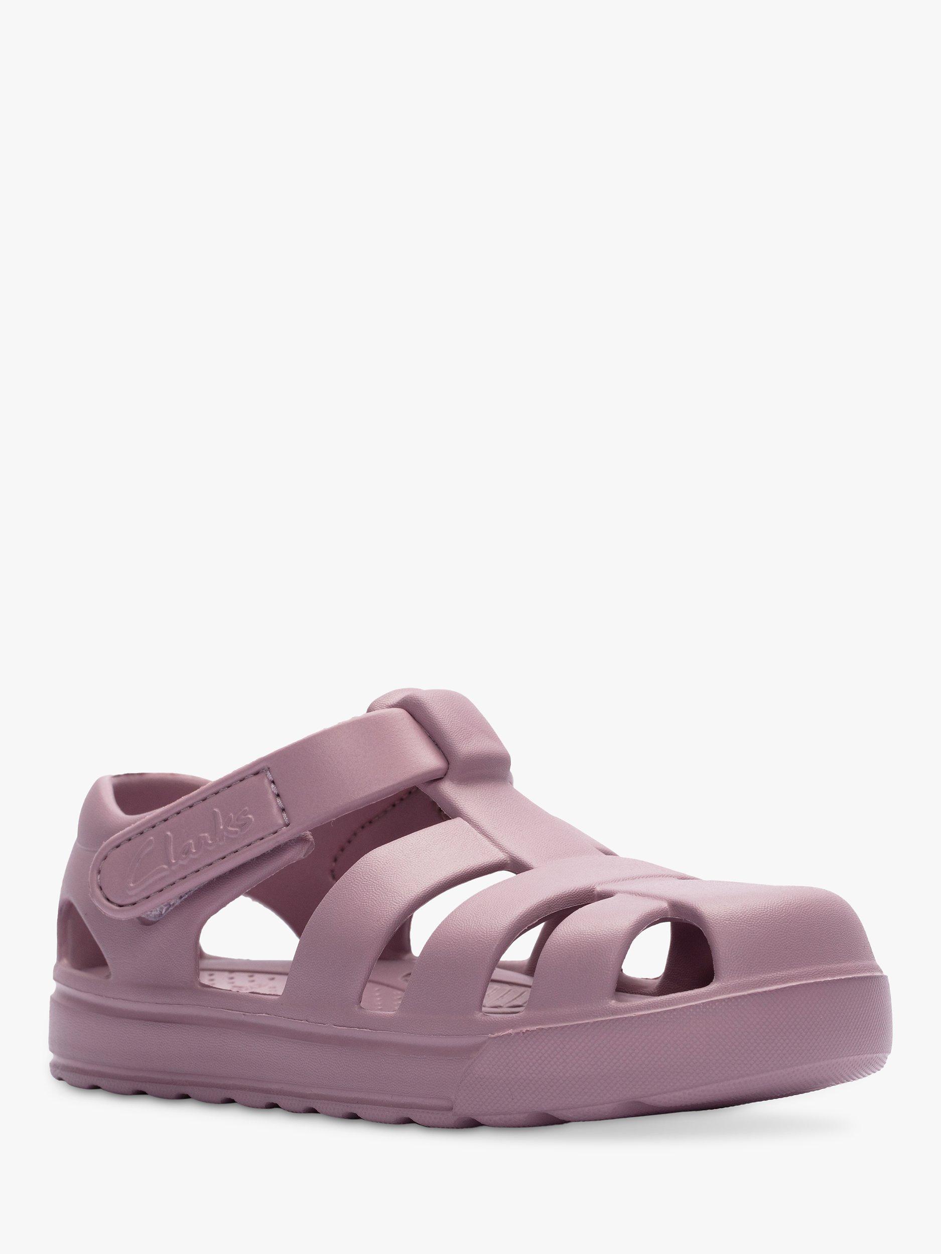 Clarks Kids Move Kind Sandals Dusty Pink