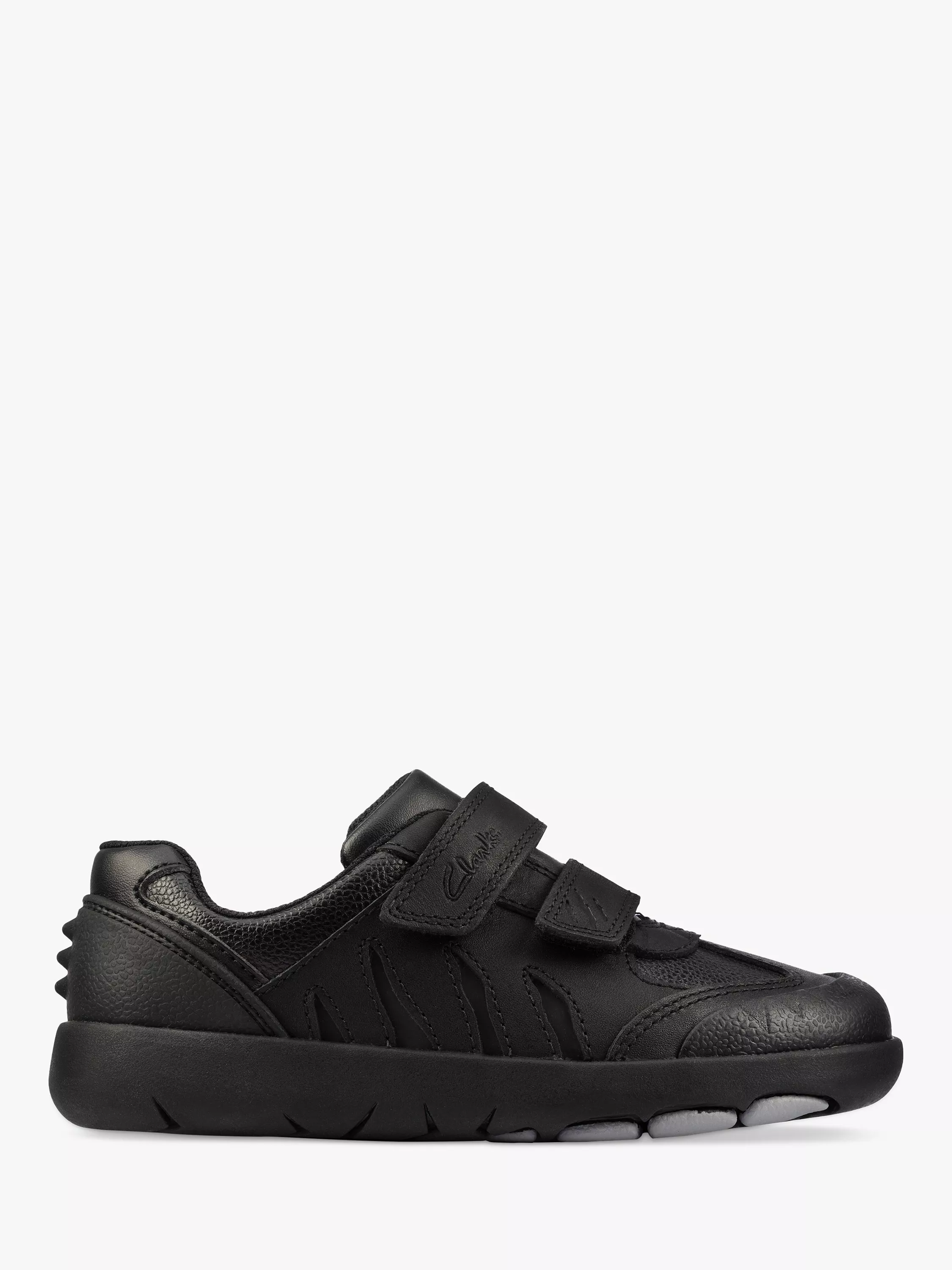 Clarks Kids Rex Stride Trainers Black