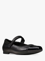 Clarks Kids' Scala Gem Leather School Shoes