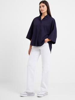 French Connection Rhodes Poplin Shirt, Marine