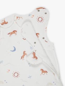John Lewis Giddy Up Baby Sleeping Bag, 2.5 Tog, Cream - view 2, Cream