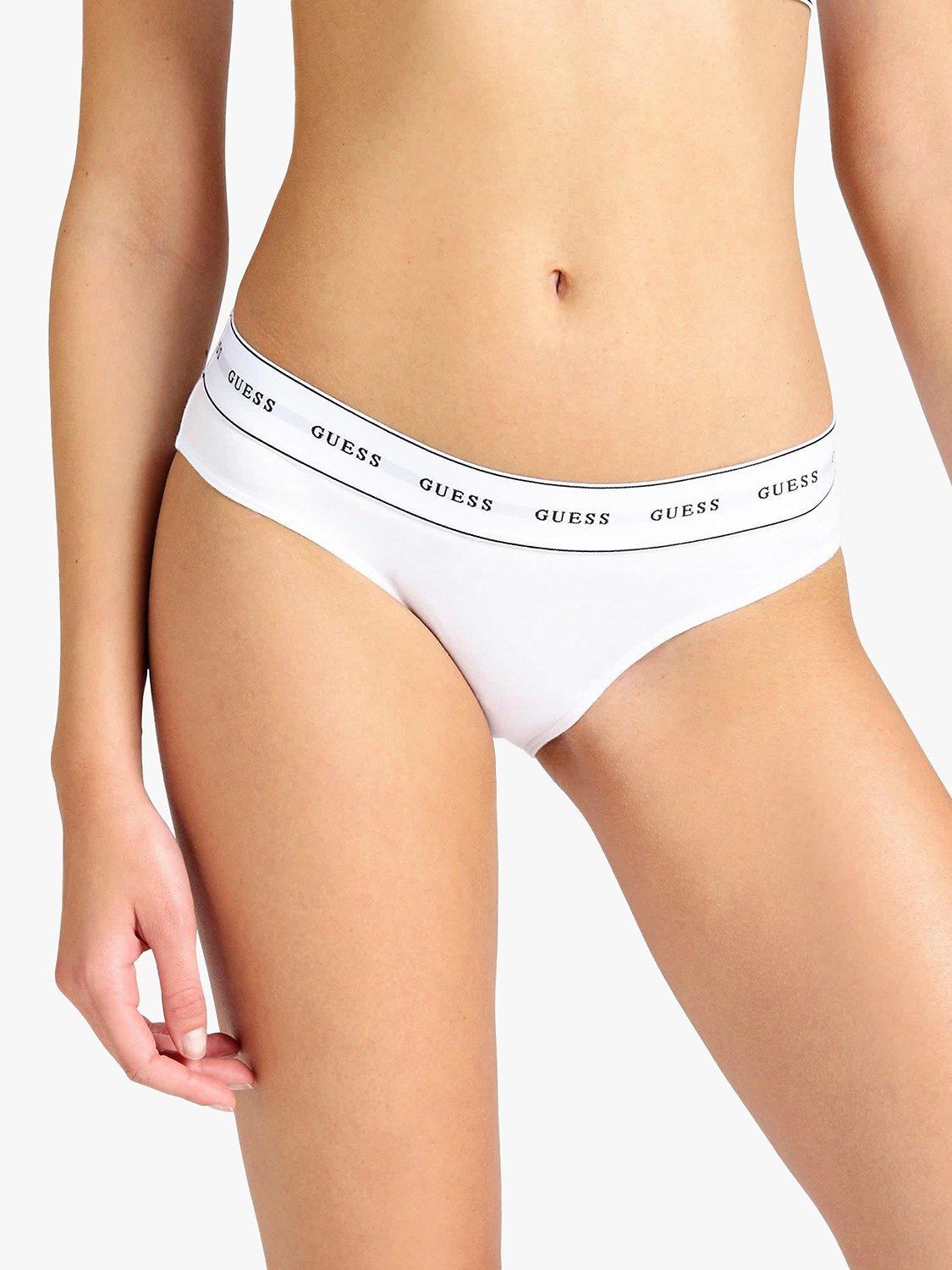 GUESS Carrie Knickers, Jet Black, Pure White, XS