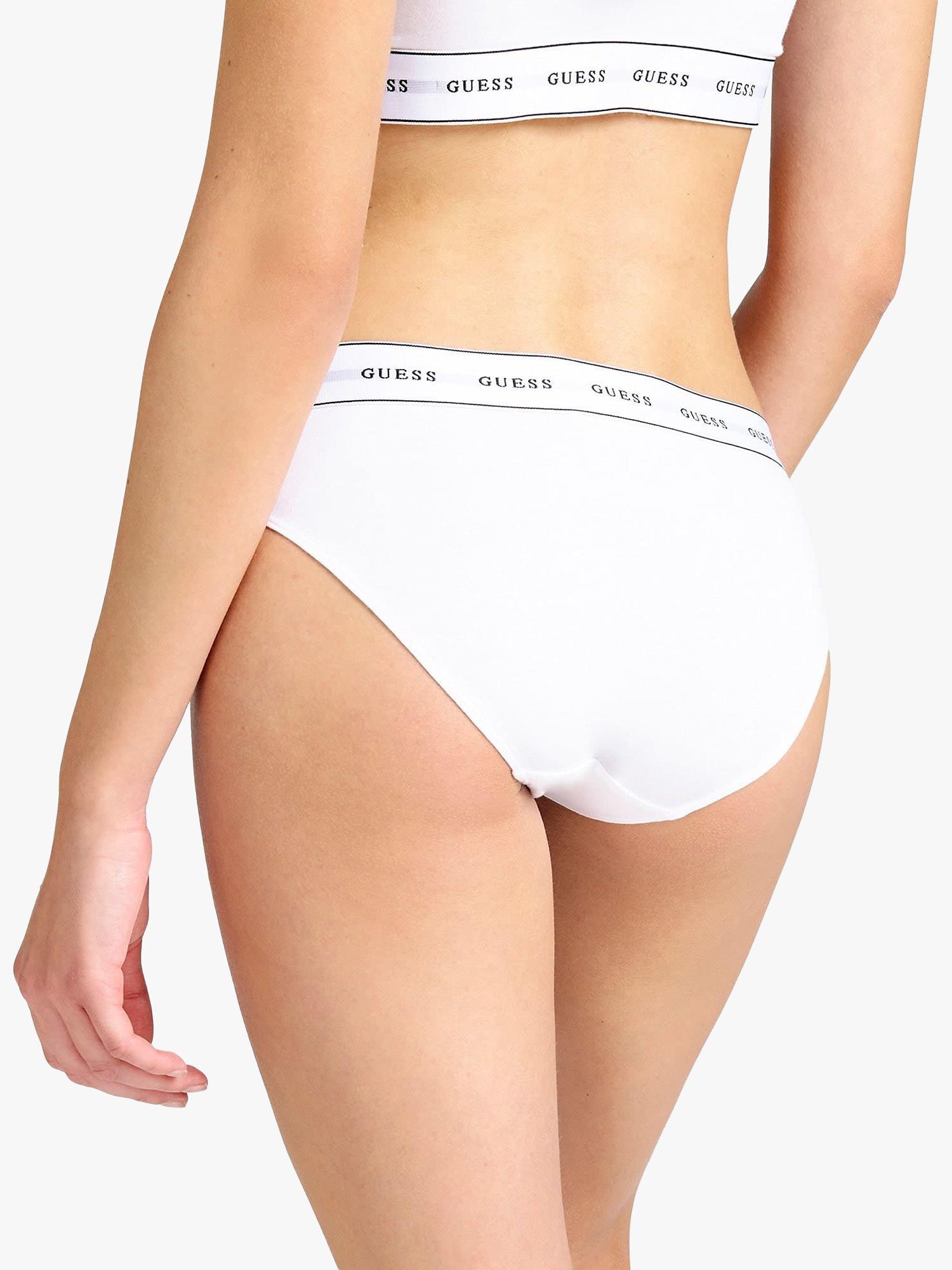 GUESS Carrie Knickers, Jet Black, Pure White, XS